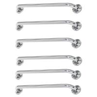 Alça De Apoio 60cm Kit 6 Unidades Suporte Segurança Idoso Corrimao Parede Banheiro - 1