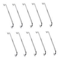 Alça Apoio 70cm Barra Suporte Kit 10 Uni Anti Queda Idoso Gestante Cadeirante Deficiente Banheiro Inox Box Escada - 1