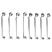 Alça De Apoio Inox Barra 60cm Kit 8 Unidades Criança Idoso Anti Queda Segurança Banheiro Resistente - 1