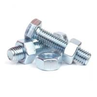 Kit 6 Parafusos Sextavado Rosca Inteira 1-4 X 1 - 2