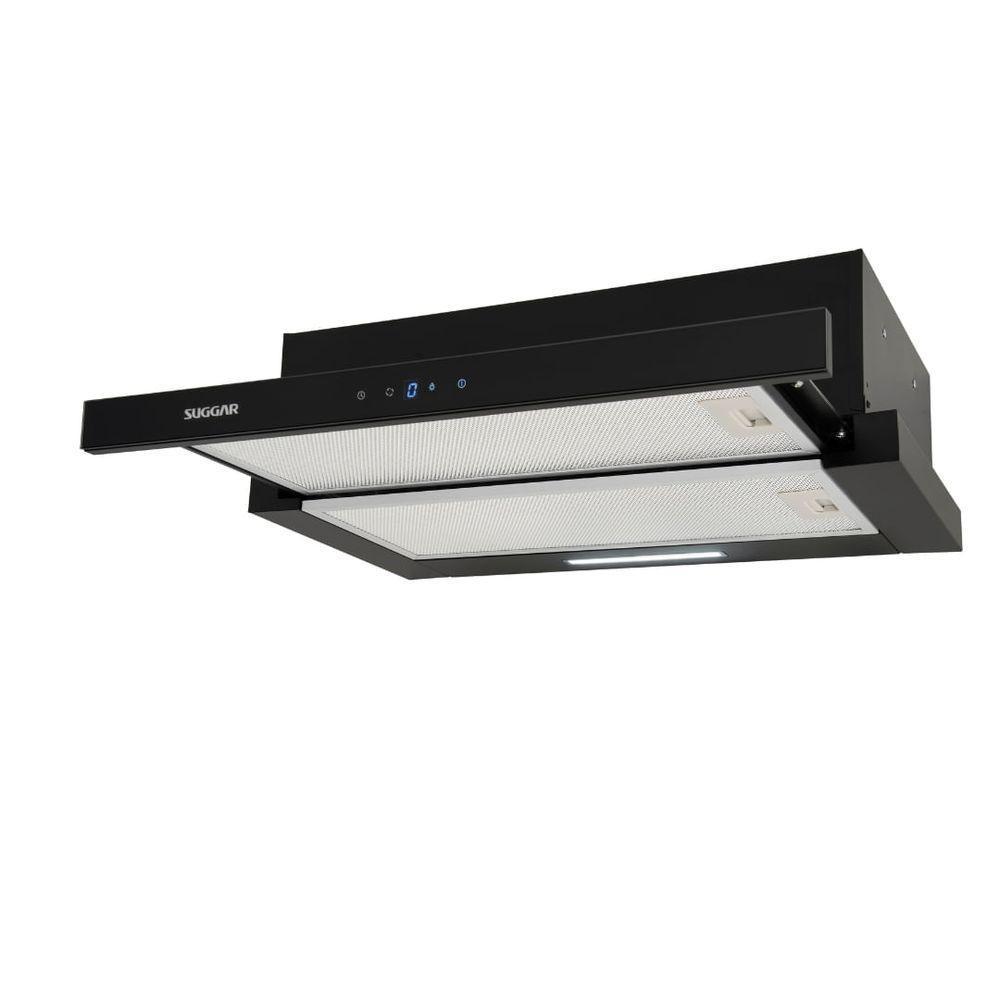 Depurador De Ar Suggar Slim De Embutir 80cm Preto 110v De81thpt - 4