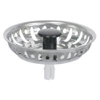 Tampa De Ralo De Pia Para Válvula Tramontina New 3 1-2 Inox - 1