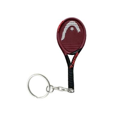 Chaveiro Head Mini Raquete Cor Vinho E Preto