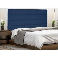 Cabeceira Queen 160 Cm Greta Suede Azul Marinho - 2