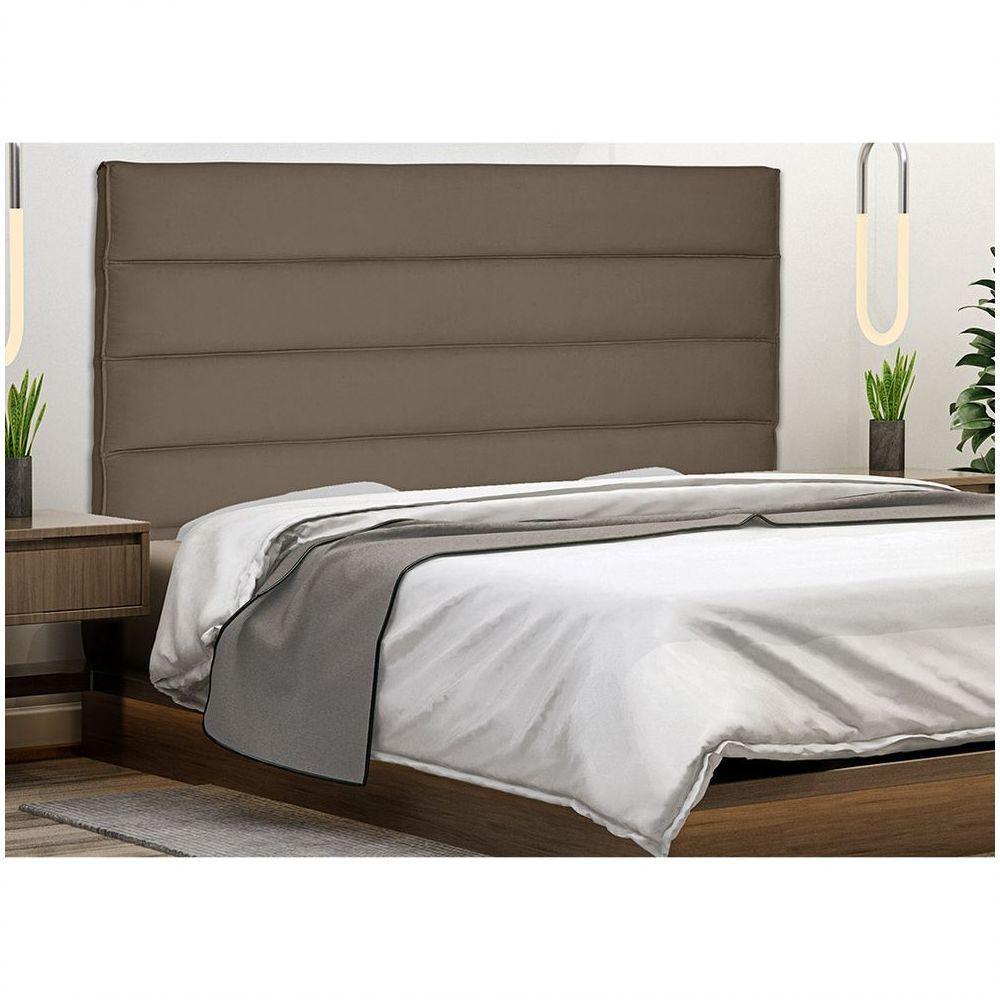 Cabeceira Queen 160 Cm Greta Suede Caramelo - 3