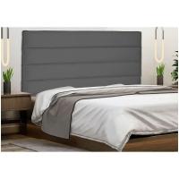 Cabeceira Queen 160 Cm Greta Suede Cinza - 3
