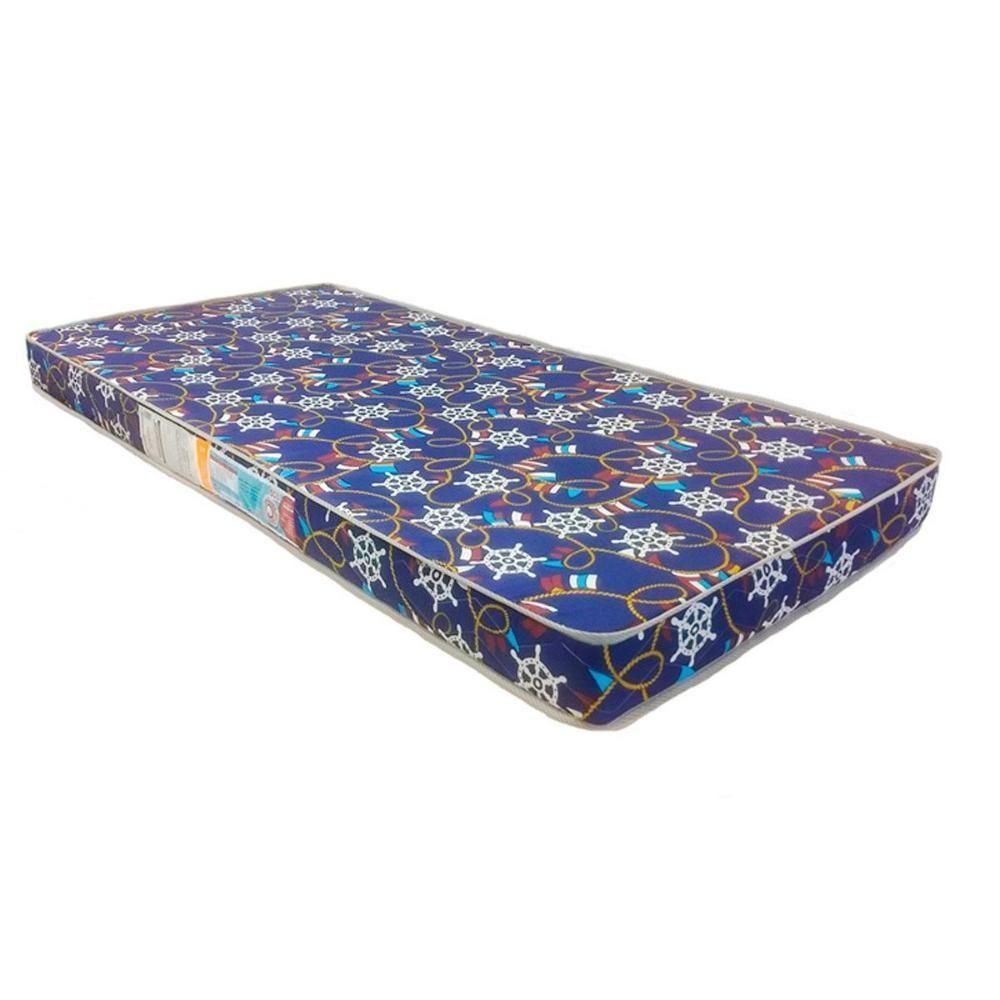 Colchão Solteiro Espuma D20  Luck Pró Saúde (78x188x12) - Luckspuma - 1