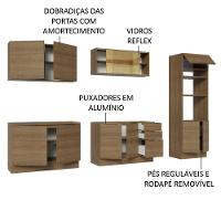 Armário De Cozinha Completa 310cm Rustic Stella Madesa 03 Rustic - 5