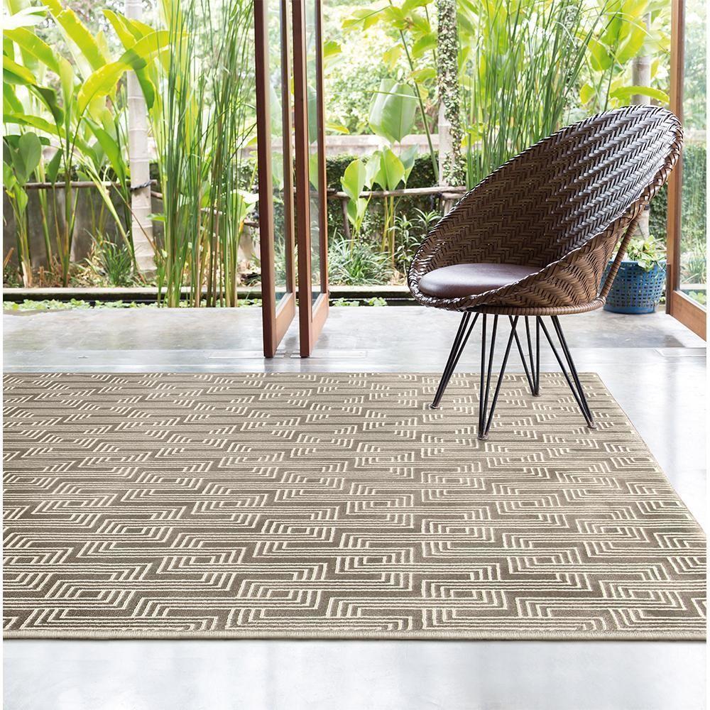 Tapete Para Sala Chevron Prata Design 1,50x2,00 São Carlos - 2