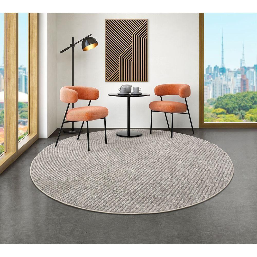 Tapete Para Sala Mariana Prata 1,90 Red São Carlos - 3