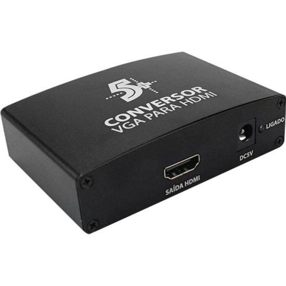 Conversor De Vídeo Vga X Hdmi 5+ - 4