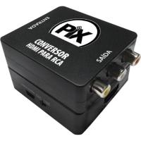Conversor Hdmi Para Rca Preto Pix - 1