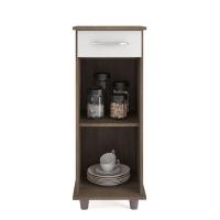 Balcão Viena 1 Porta 1 Gaveta Fiorello Freijo Com Branco - 3