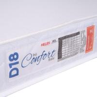 Colchão De Berço Espuma D18 Pro Confort Baby 60x130x12cm Branco - 2