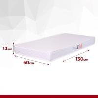 Colchão De Berço Espuma D18 Pro Confort Baby 60x130x12cm Branco - 3