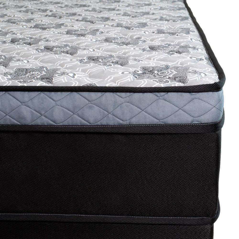 Colchão King Molas Ensacadas Florence Master 193x203x32cm Preto Com Cinza - 4