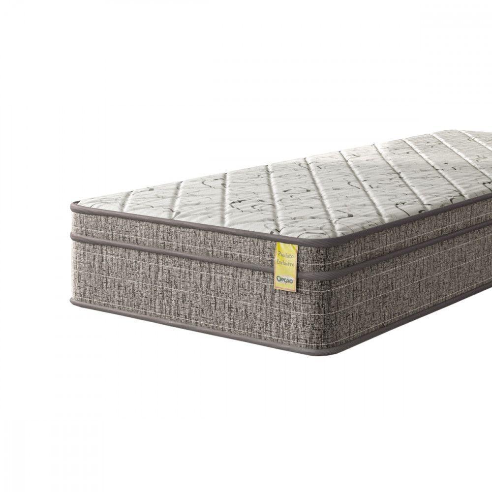 Colchão De Solteiro Dreemy Mega D45 88x188x25 Apolospuma Cinza Com Branco - 3