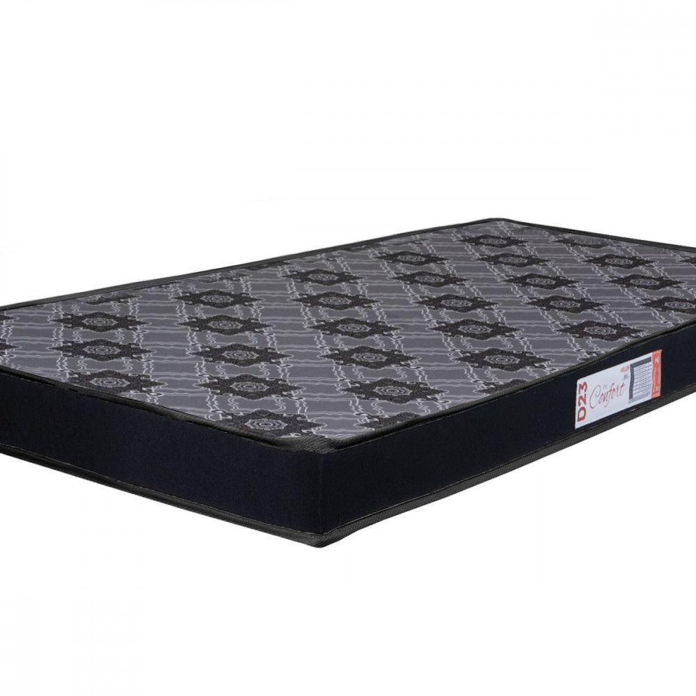 Colchão Solteiro Espuma D23 Pro Confort 88x188x12cm Preto Preto - 2