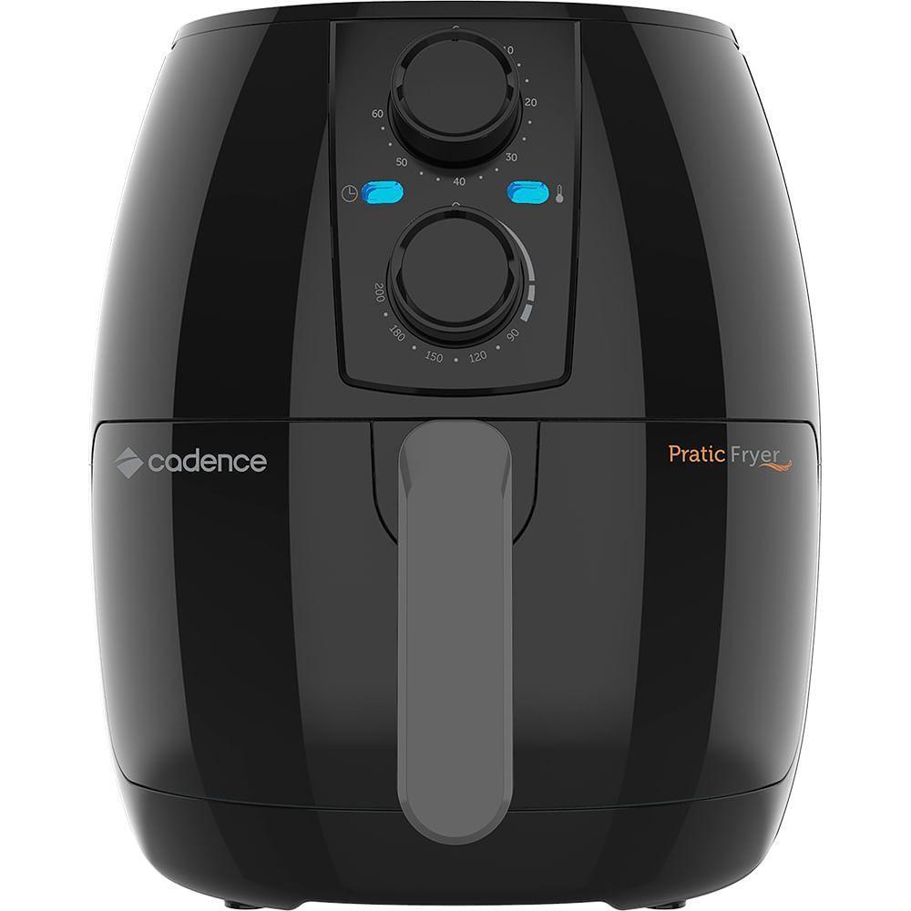Fritadeira Sem óleo Cadence Pratic Fryer 3l 127v Preto Preto - 1
