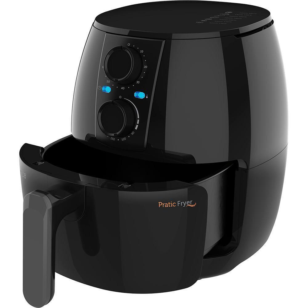 Fritadeira Sem óleo Cadence Pratic Fryer 3l 127v Preto Preto - 4
