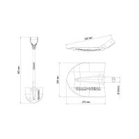 Pá Tramontina 454-00 Em Aço Com Cabo De Madeira 71 Cm Com Empunhadura Plástica Reta Ergonômica - 2