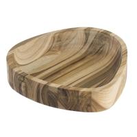 Gamela Organica Churrasco Tramontina Em Madeira Teca Fsc Com Acabamento Em óleo Mineral 25x25 Cm - 1