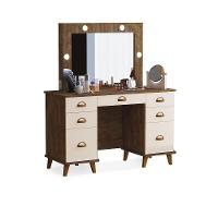 Penteadeira Com Led Paris Malbec Off White - 1