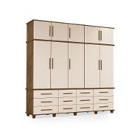 Guarda-roupa Com 5 Portas Nancy Malbec Off White - 1