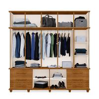 Guarda-roupa Com 5 Portas Nancy Malbec Off White - 2