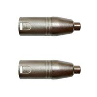 Kit Adaptadores Rca Fêmea P-xlr 3p Macho Niq. Wc 245 Ad (2un) Wireconex - Pç - 2 - 1