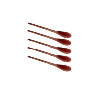 Kit 10 Peças Colher De Pau Madeira Modelo Média 38 Cm - 1