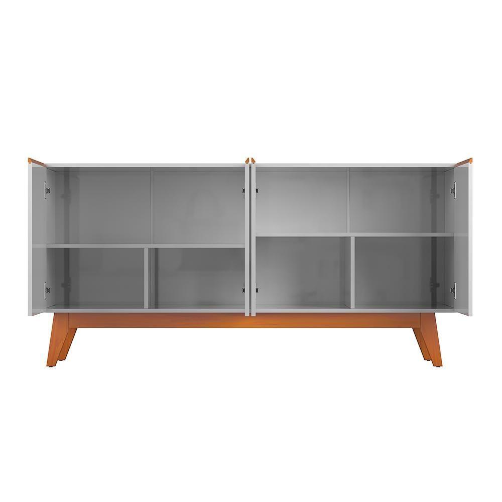 Buffet 4 Portas Para Sala De Jantar Porto Branco Nature - 4