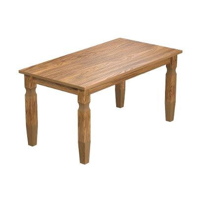 Mesa De Jantar Em Madeira 152x92 Cm Carvalho Rústico Elliottiis