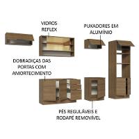 Armário De Cozinha Completa 330cm Rustic Stella Madesa 06 Rustic - 10