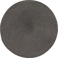 Kit 12 Americano Requinte Liso Para Mesa Redondo 38cm Chumbo - 1