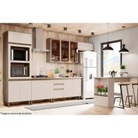 Paneleiro de Cozinha Connect 3 Portas (2 Fornos) 71,5cm Off White - Henn - 4