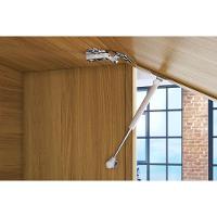 Armário Aéreo p/ Cozinha Imperatriz c/ 2 Portas Basculante 80cm Freijo/Off White - Nesher