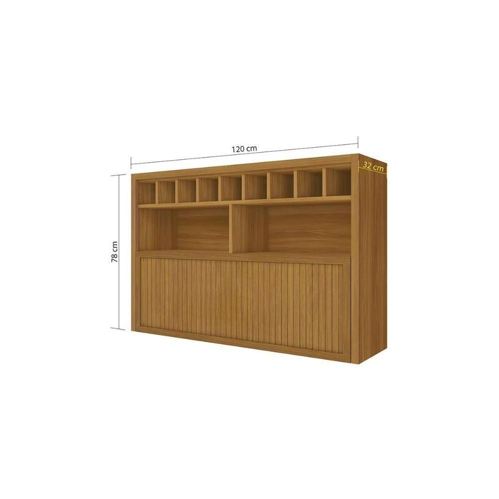 Cozinha Modulada Nesher Imperatriz 4 Peças (2 Balcões + 2 Aéreos) C4p23 Freijo/off White-nesher - 4