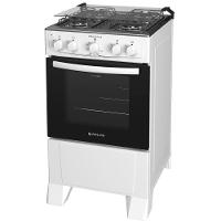 Fogão 4 Bocas Atlas Mônaco Plus Branco com Acendimento Automático e Mesa Inox - 3