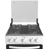 Fogão 4 Bocas Atlas Mônaco Plus Branco com Acendimento Automático e Mesa Inox - 5