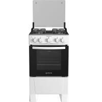 Fogão 4 Bocas Atlas Mônaco Plus Branco com Acendimento Automático e Mesa Inox - 6