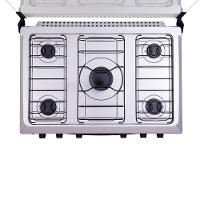 Fogão 5 Bocas Atlas Mônaco Plus Preto com Acendimento Automático e Mesa Inox Bivolt - 3