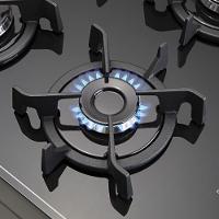 Fogão 4 Bocas Dako Magister Preto com Mesa de Vidro e Tripla Chama Bivolt - 5