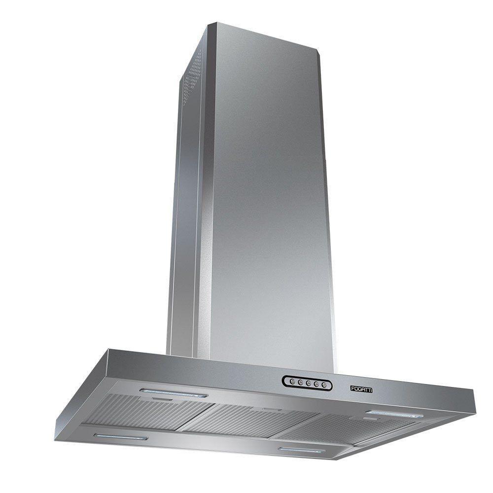 Coifa Ilha 75cm Retangular Fogatti Inox 220v - 1