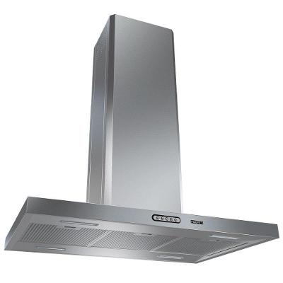 Coifa de Ilha Fogatti Ilha 90cm Retangular Inox com Painel Touch LED 110V