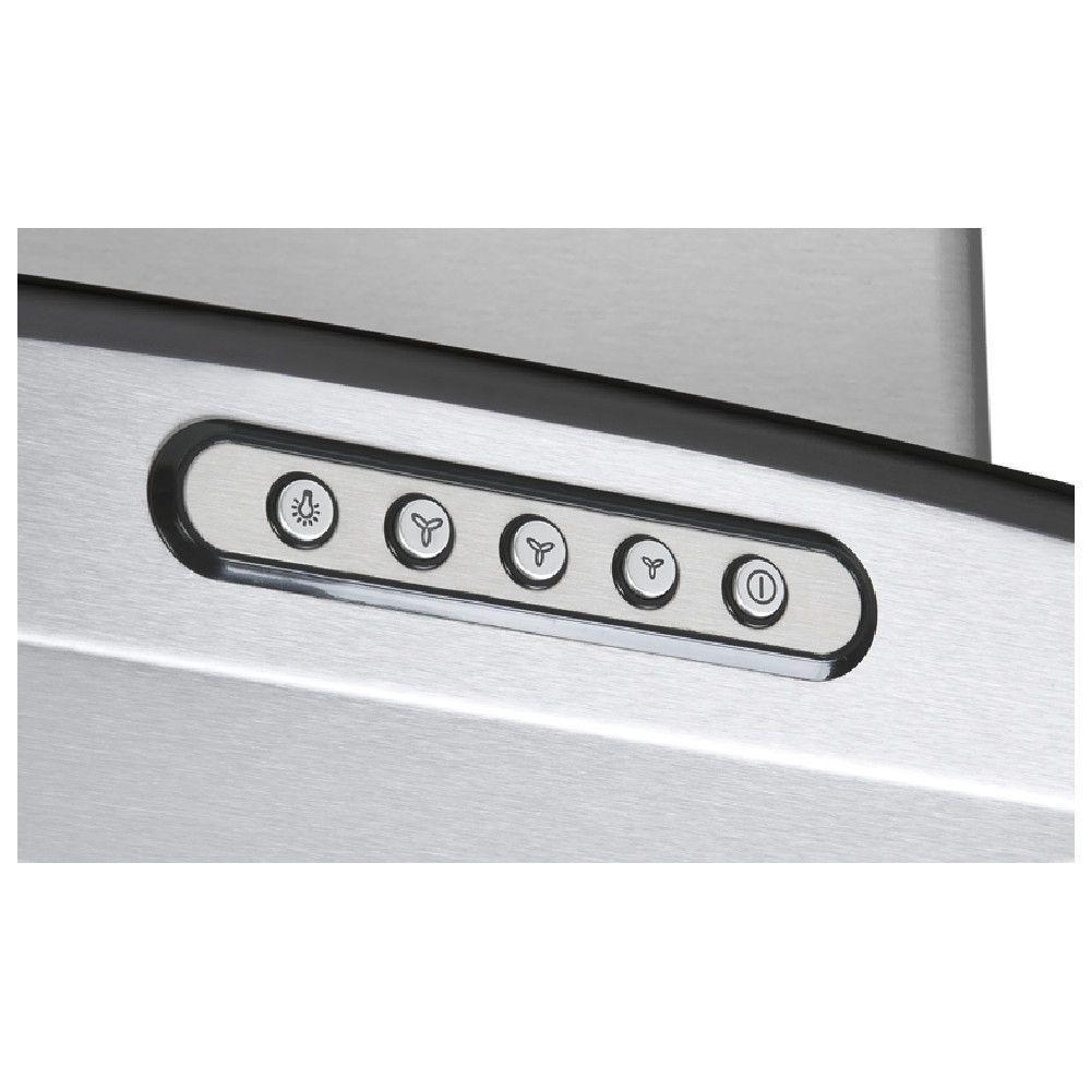 Coifa Ilha 75Cm Vidro Curvo 3 Velocidades Inox Inox 220V - 6