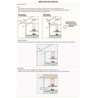 Coifa Ilha 75Cm Vidro Curvo 3 Velocidades Inox Inox 220V