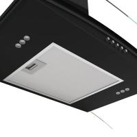 Coifa De Parede Clean Vidro Curvo Black 90cm Preto 220v - 5