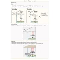 Coifa Ilha Retangular 90Cm 3 Velocidades Inox Inox 220V