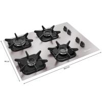 Cooktop Mueller 4 Bocas De Alumínio Com Queimador Ultra Chama Mcg4bk - 6